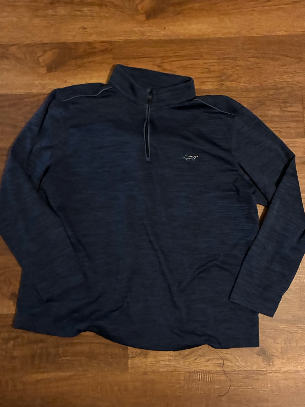 Greg Norman Navy Quarter-Zip Sweater